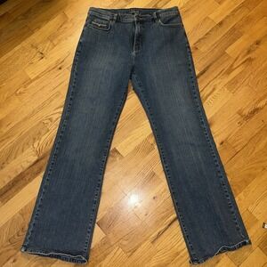 Jag Jeans Women's Size 14 Blue Denim – Embroidered Pockets